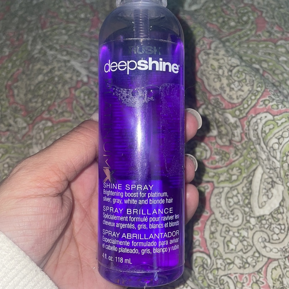 Rusk deepshine Platinum X shine spray 4fl oz - Picture 4 of 4